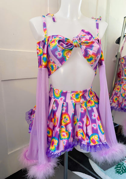 Lilac Hearts Set