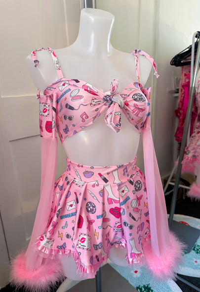 Pink Sabrina Set