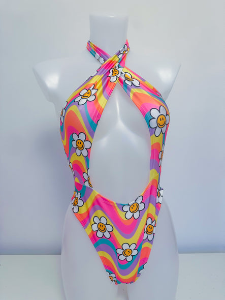 Rainbow Floral Bodysuit