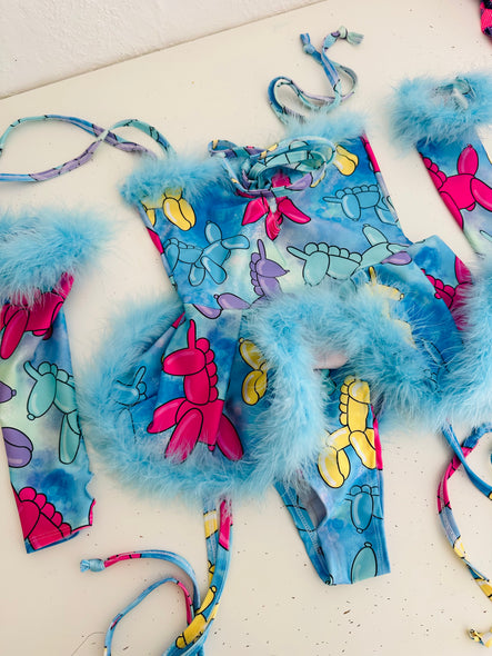 Balloon Animal Skirted Bodysuit