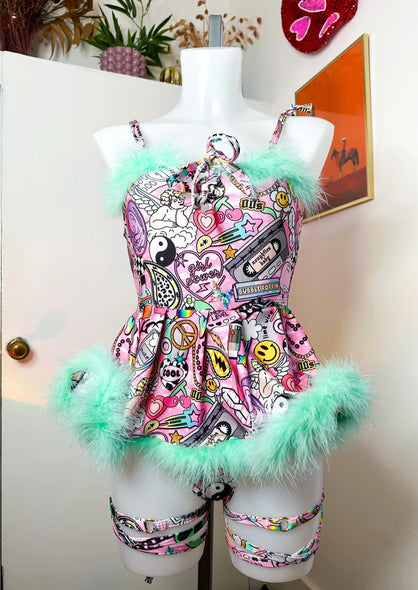 Y2K bodysuit (ready to ship)
