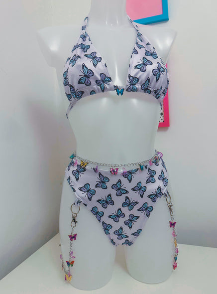 Blue Butterfly Baby 2 Piece